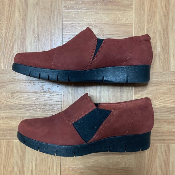 clarks un hinton oxford flat